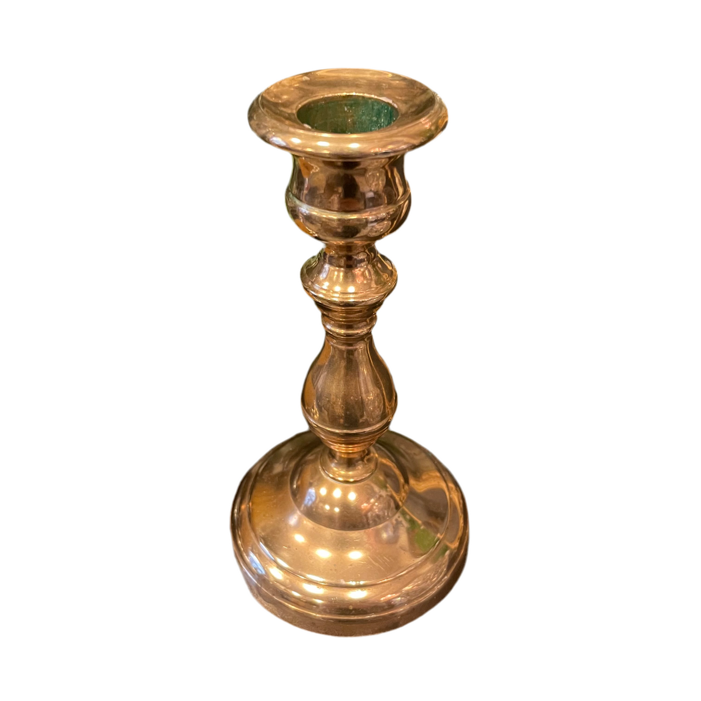 Ljusstake i malm från Skultuna.