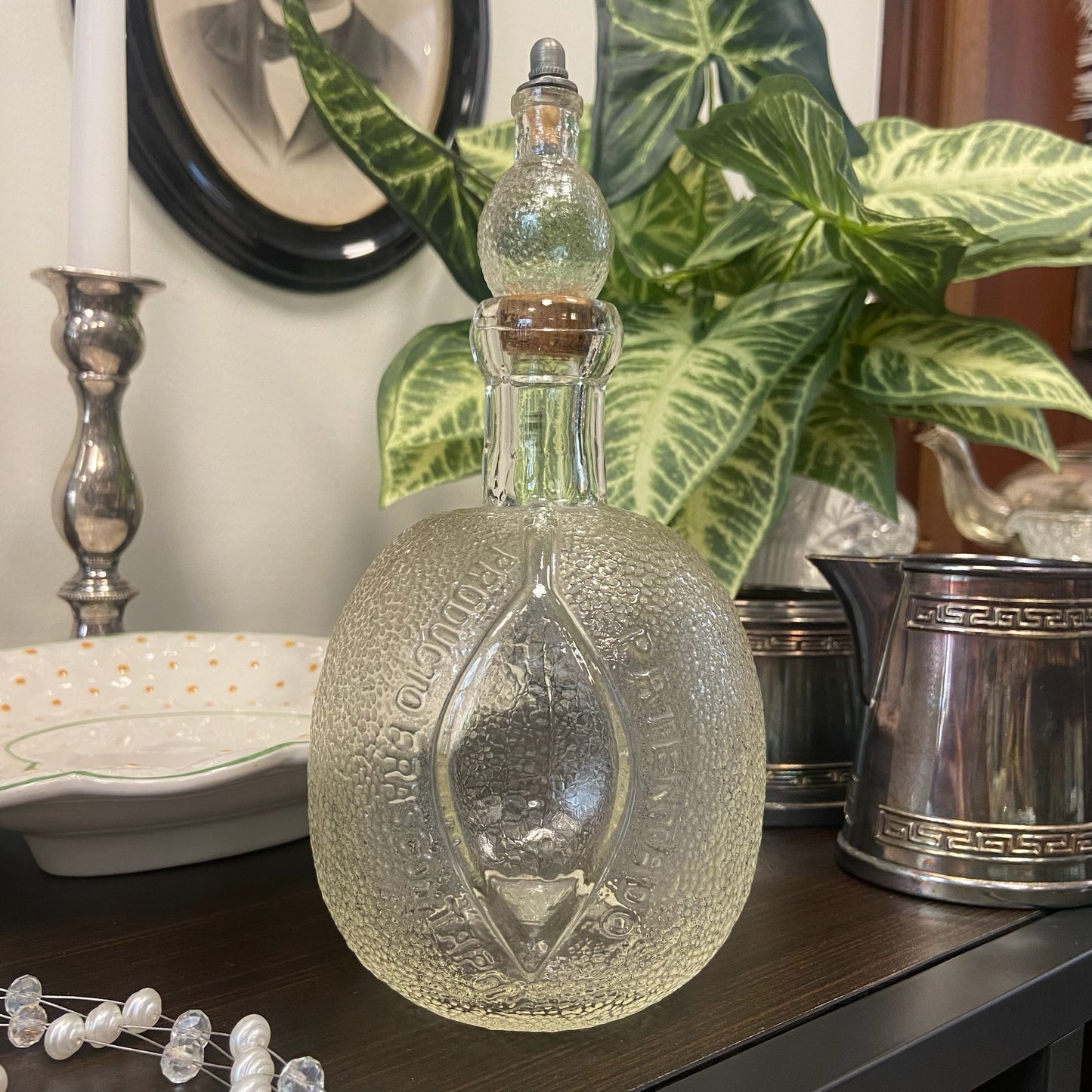 Naranjia flaska i glas från Dr Trigo, senare Orangina.