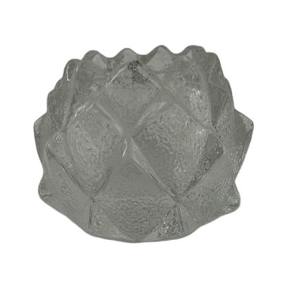 Ljuslykta Nimbus eller Kotten i glas av Berit Johansson för Orrefors.