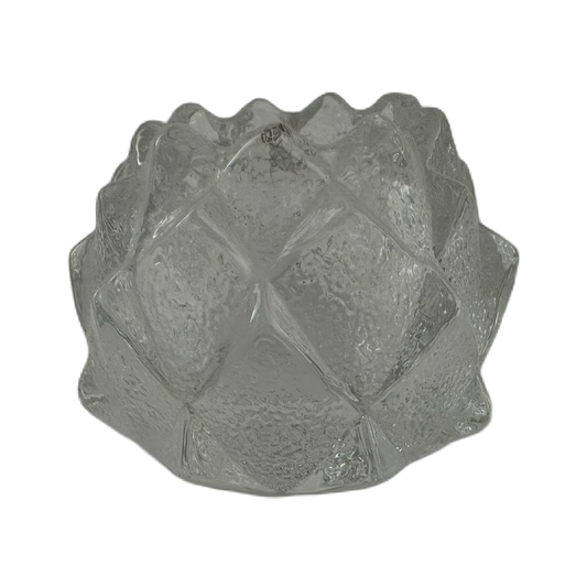 Ljuslykta Nimbus eller Kotten i glas av Berit Johansson för Orrefors.