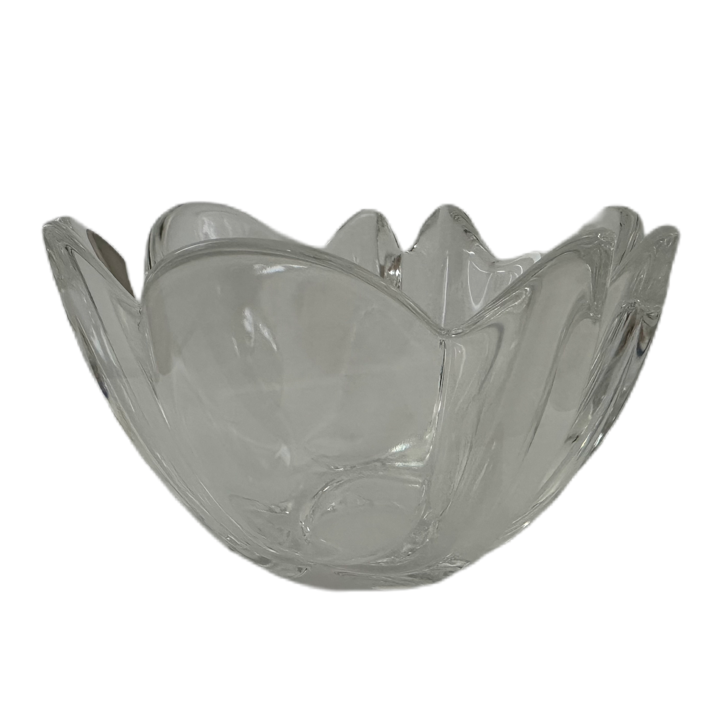 Skålen Dala i glas, designad av Lars Hellsten för Orrefors.