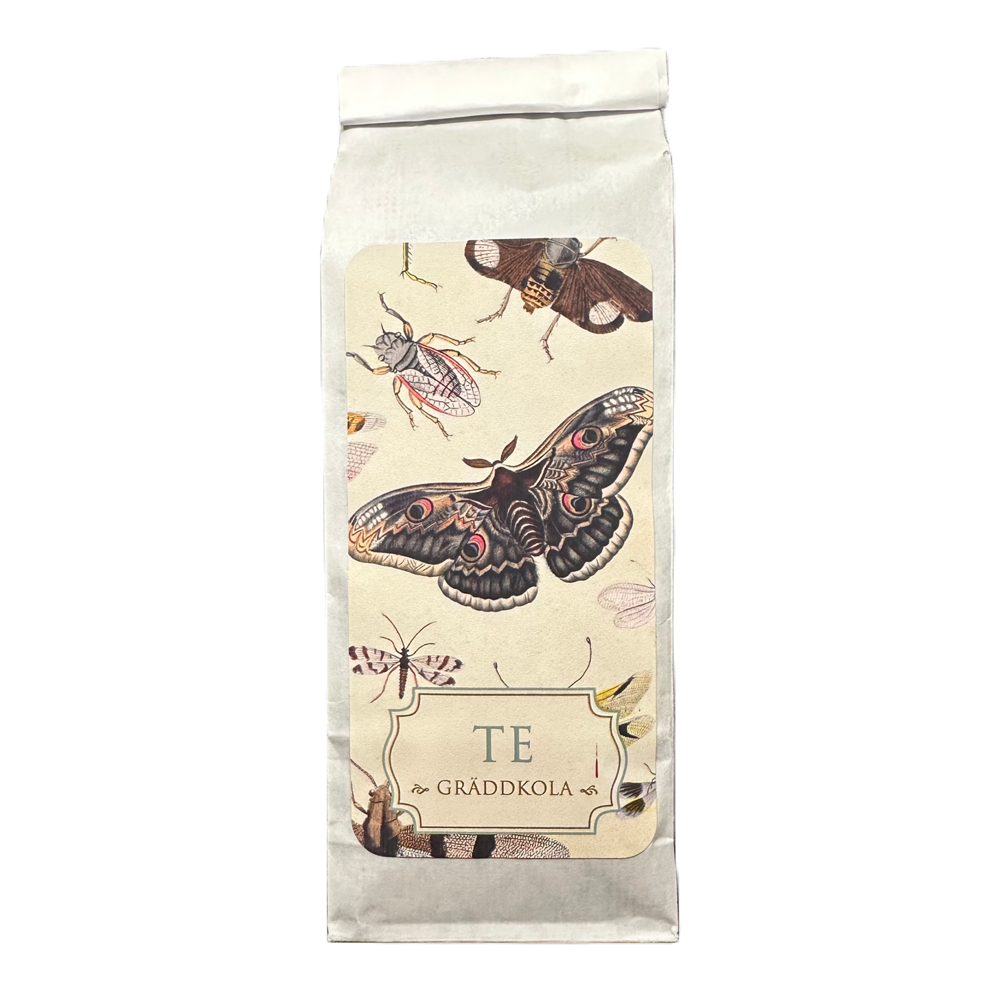 Löste i presentförpackning med motiv av insekter och smak av gräddkola, från Sköna Ting.